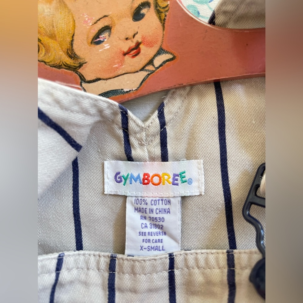 Vintage Gymboree Rainbow tag overall shorts toddler baby - Picture 3 of 3